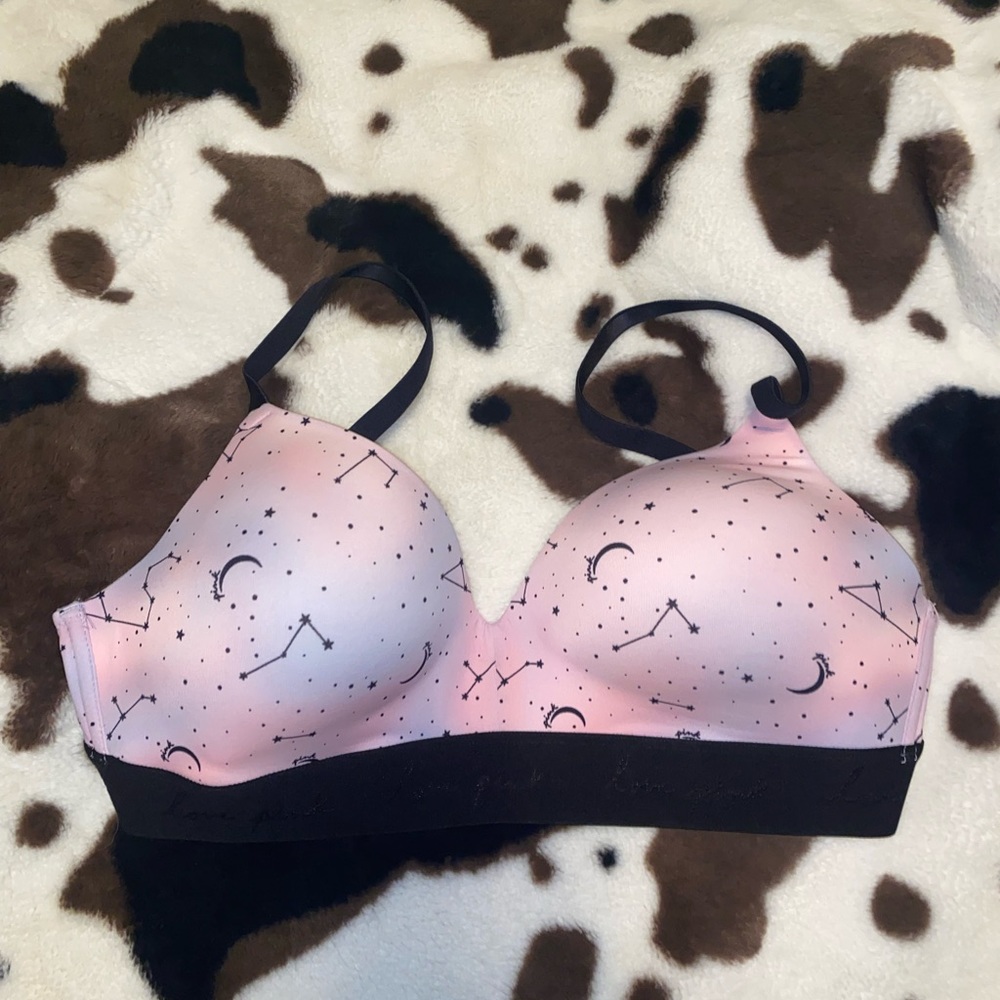 Victoria secret PINK astrology symbol bra